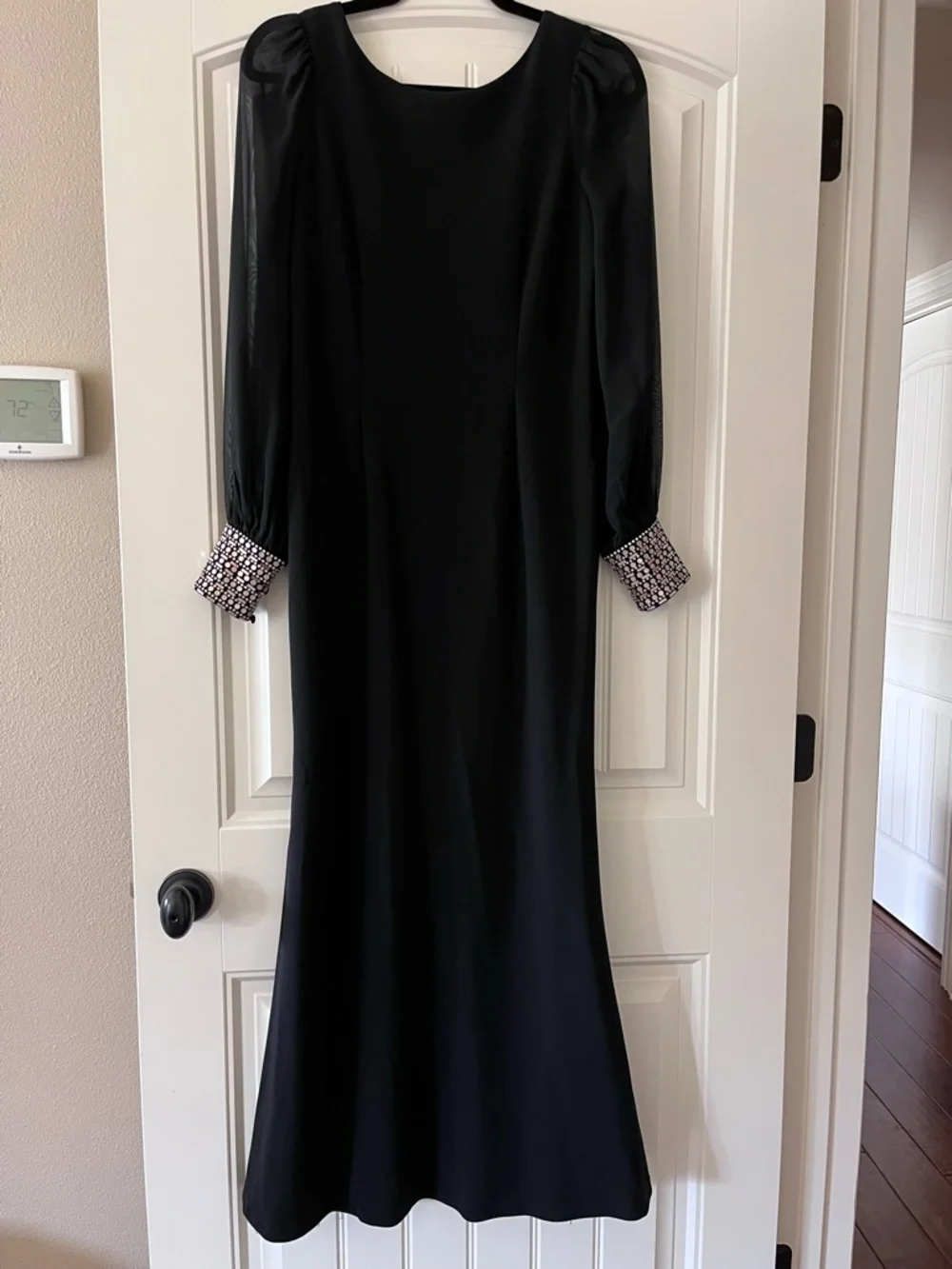 calvin klein long sleeve dresses Womens Dresses Calvin Klein Black Bell Sleeve Dress Calvin Klein Dresses Calvin Klein Womens Black Long